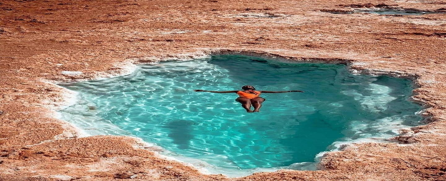 Siwa oasis - salt lacks