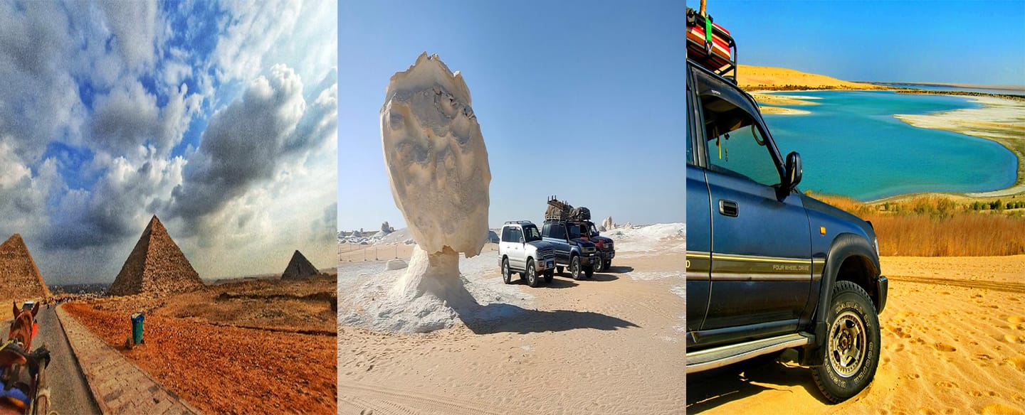 Cairo and Fayoum and white desert